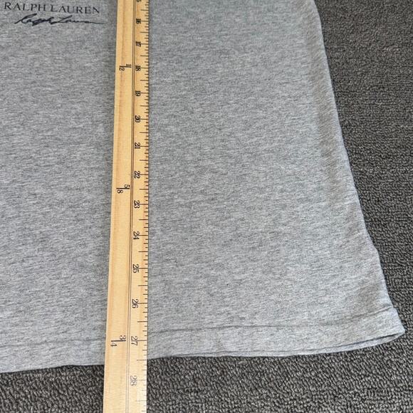 Polo Ralph Lauren Polo Bear T-Shirt Men’s L Gray Colorblock Sleeves Classic Fit - Picture 6 of 7